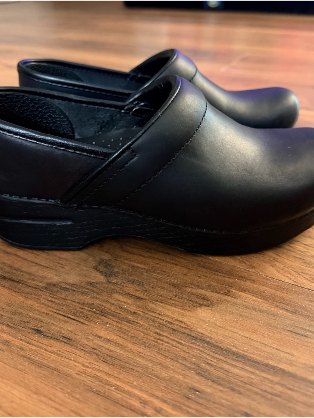 Dansko Black Professional Slip-On Clogs